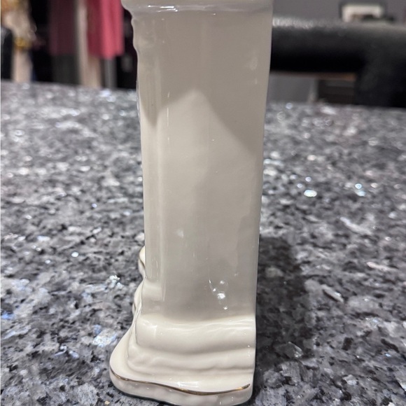 🕰️ Rare Vintage Stunning Irish Belleek White Ceramic Mantel Clock 🕰️ - Picture 5 of 16